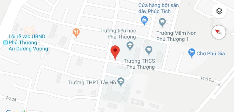 Tìm đường Phố Phú Gia, quận Tây Hồ, Hà Nội